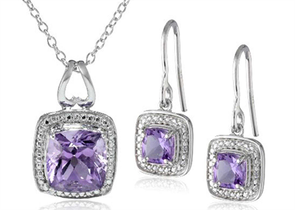 Silver Plated | Gemstone Pendant Sets